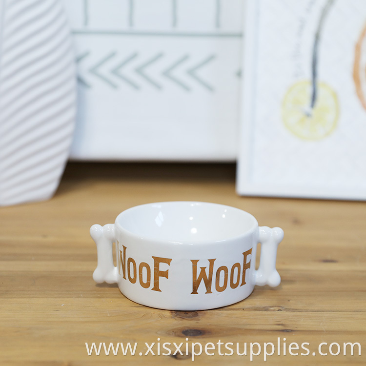 Hot Sale Lovely Safety Feeding or Watering Ceramic Dog Bowl for Medium Small Dogs